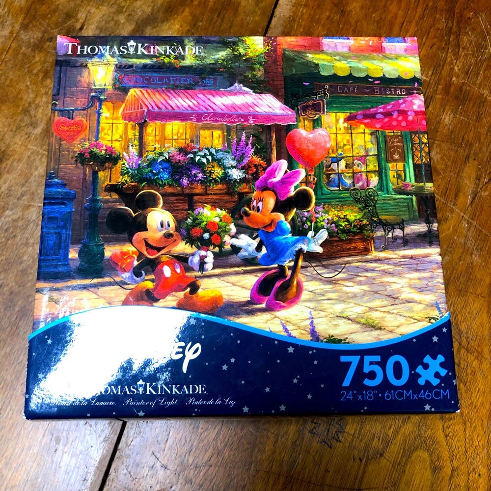 Thomas Kinkade Mickey and Minnie puzzle